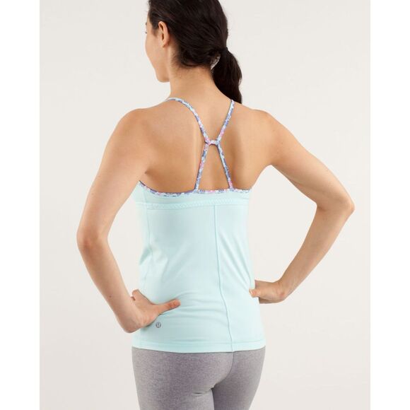Lululemon Live Lightly Tank Aquamarine / Twiggy Printed Power Purple / White - Picture 6 of 6
